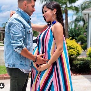 Multicolor Maxi Dress